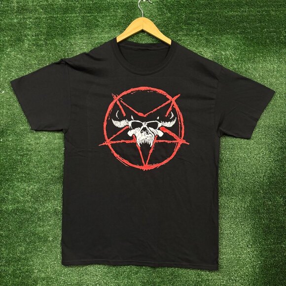 Danzig Self Tiled Album Heavy Metal Band T-Shirt Size Large - Picture 1 of 4